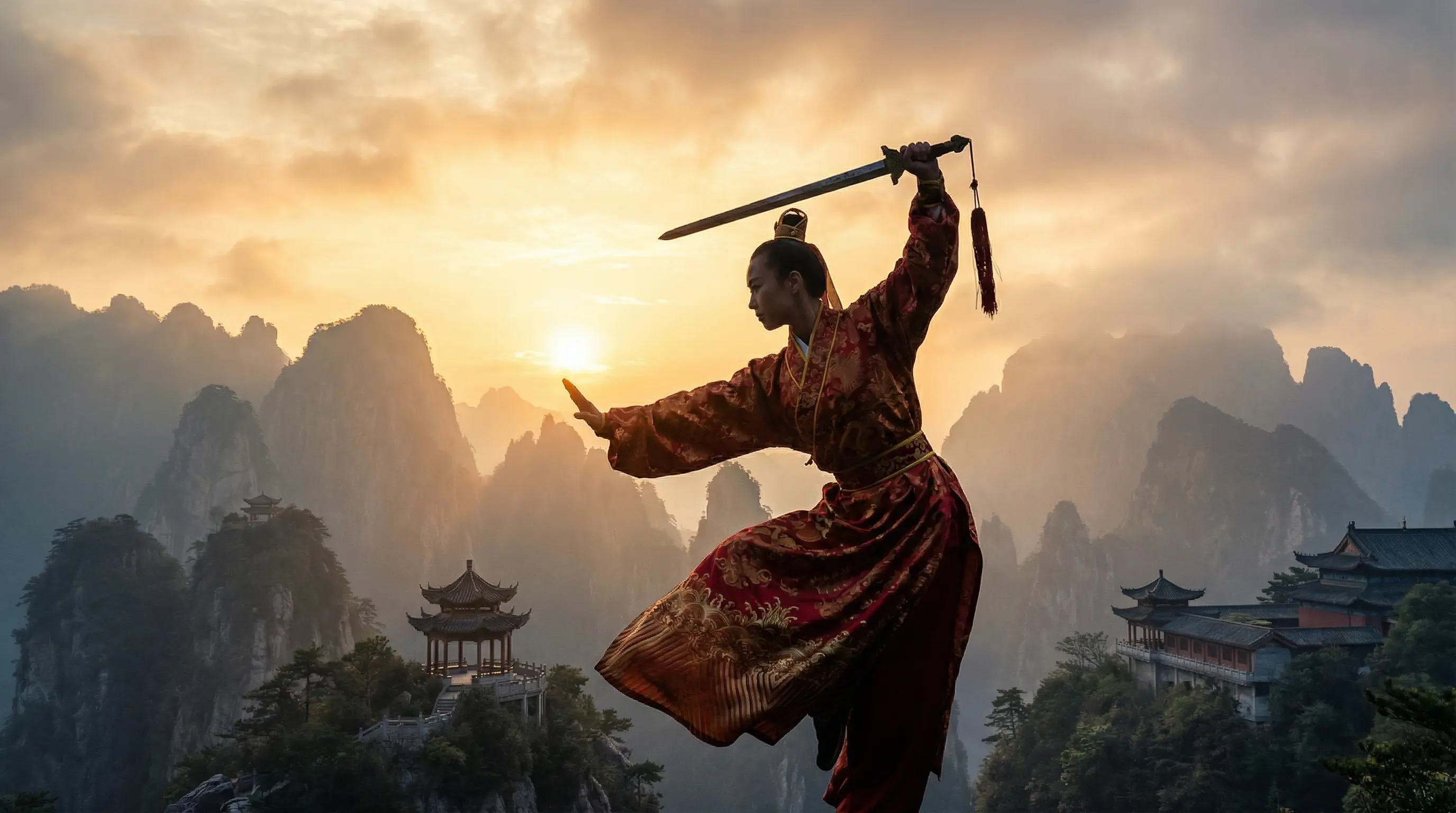 问道木怎么加点 武术表演视频封面